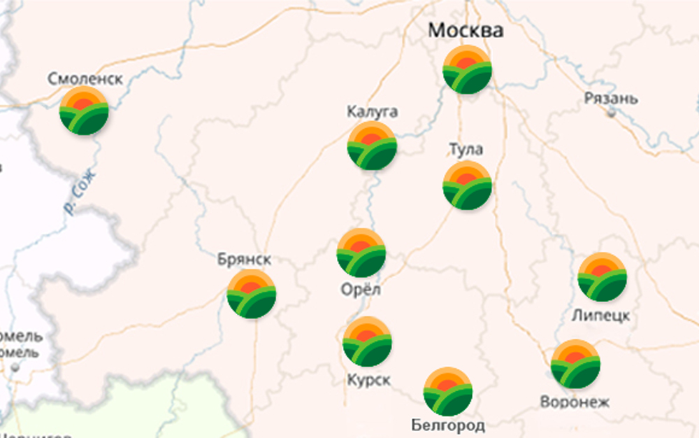 География поставок удобрений