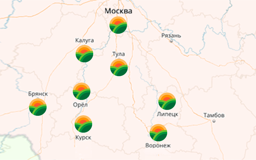География поставок удобрений